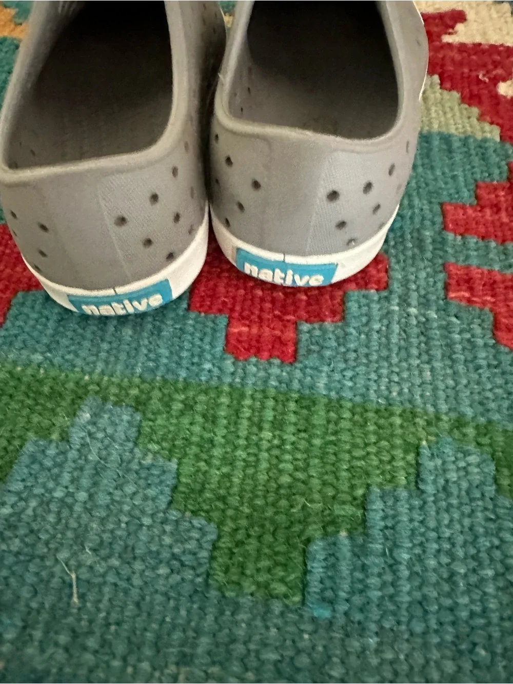 Native Kids Slip-On Water Shoes in Light Gray
